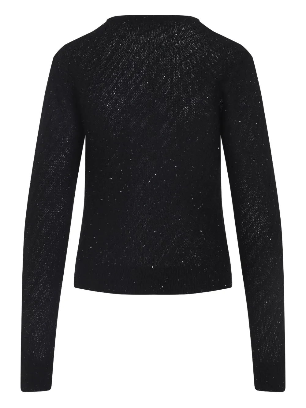 Shop Fabiana Filippi Sparkle-knit Button-up Cardigan