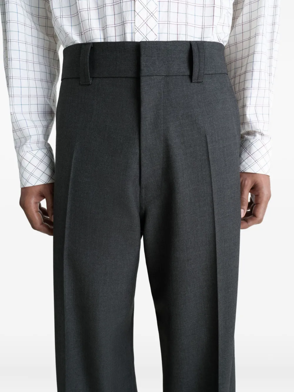 LEMAIRE Twill plooibroek Grijs