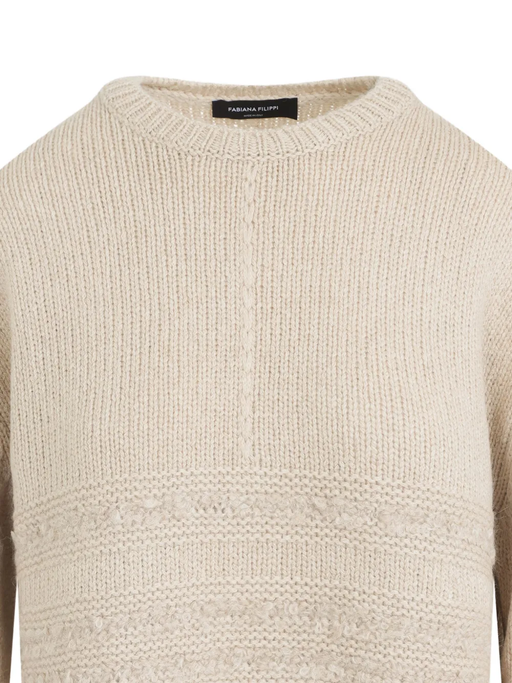 Fabiana Filippi Trui met vlakken Beige