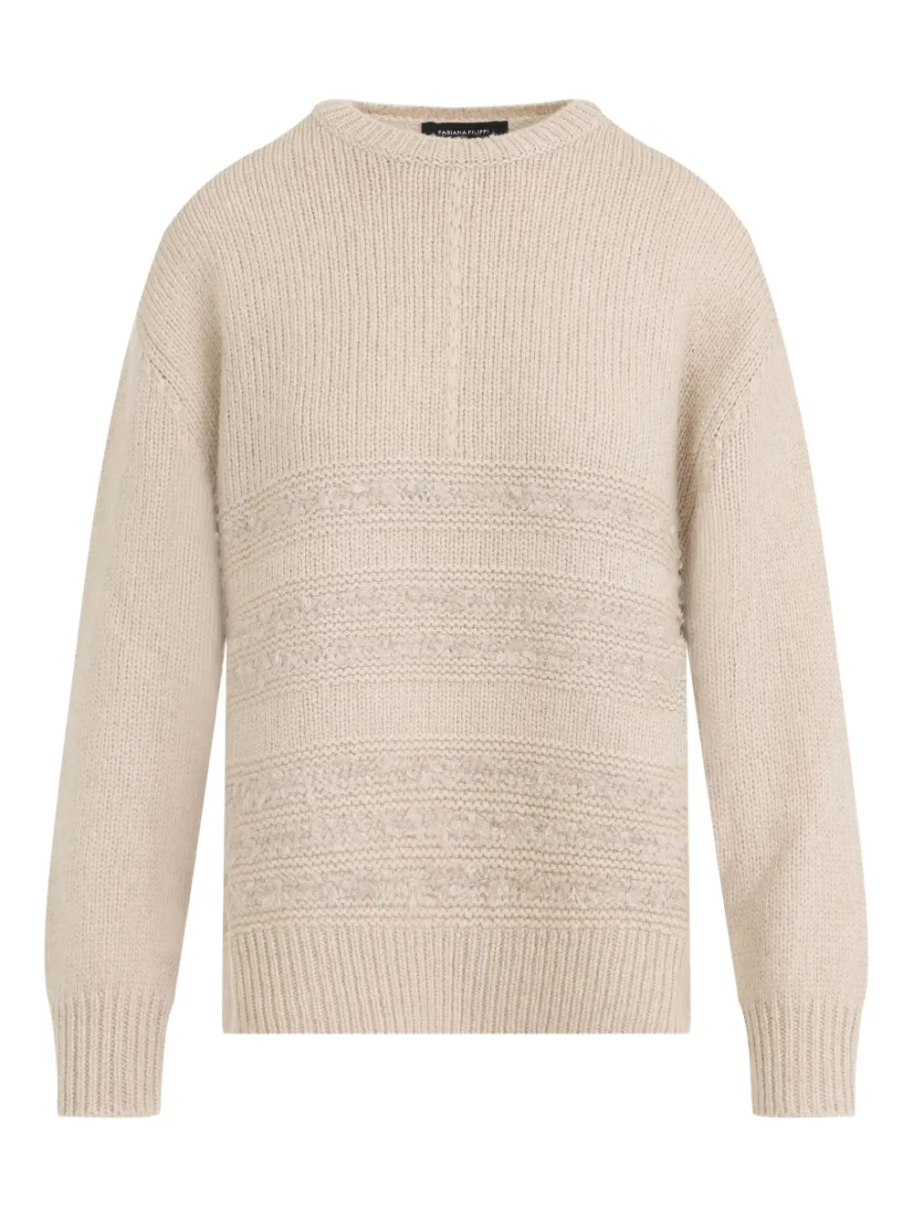 Fabiana Filippi Trui met vlakken Beige