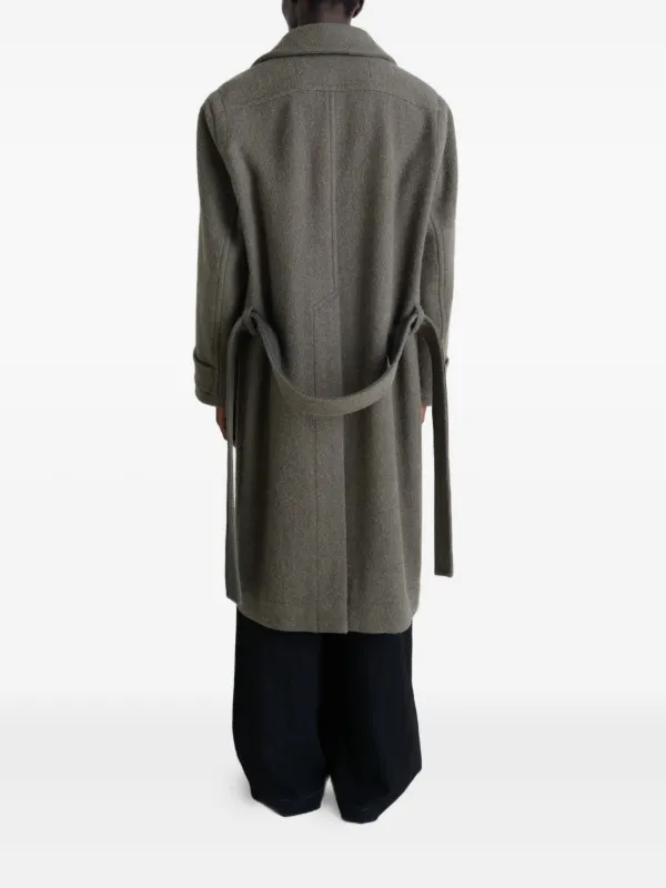 LEMAIRE Belted Coat | Green | FARFETCH