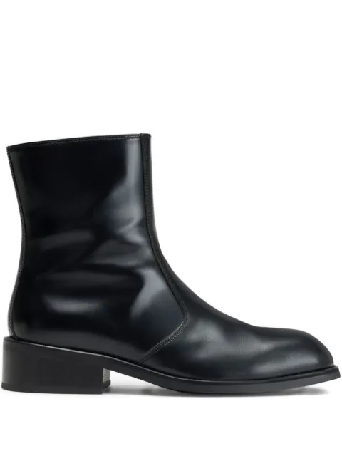 LEMAIRE zip-fastening square-toe boots
