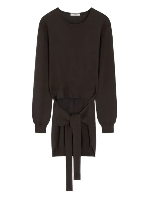 LEMAIRE asymmetric belted top