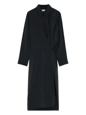lemaire pleated shirt dress LEMAIRE PLEATED SHIRT DRESS