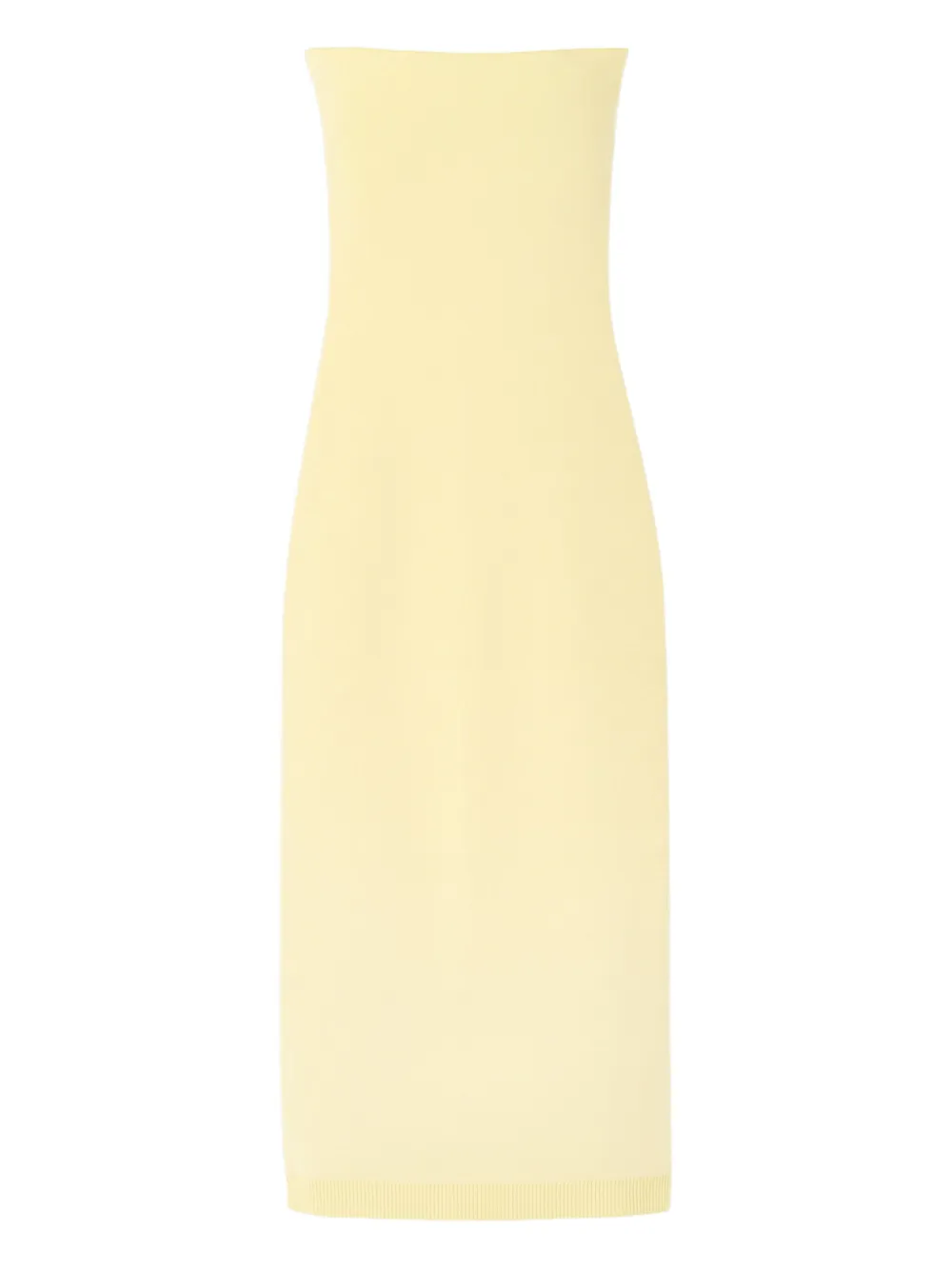 Jacquemus Sera Midi Dress In Yellow