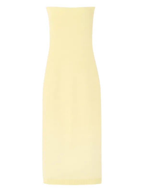 Jacquemus Sera Midi Dress - Yellow Jacquemus Sera Midi Dress - Yellow