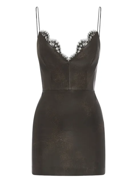 Alex Perry Minikleid mit Spitzenbesatz