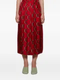 ACE HARPER Leslie midi skirt - Red