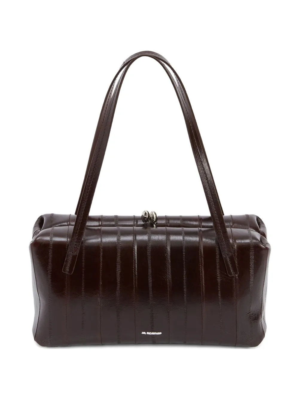 Jil Sander Goji Pillow kleine shopper Bruin