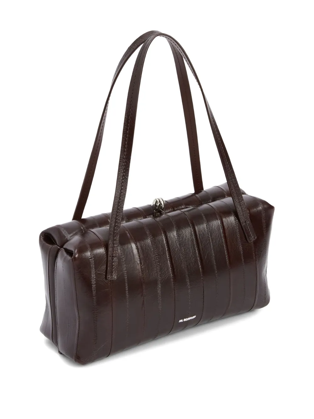 Jil Sander Goji Pillow kleine shopper Bruin