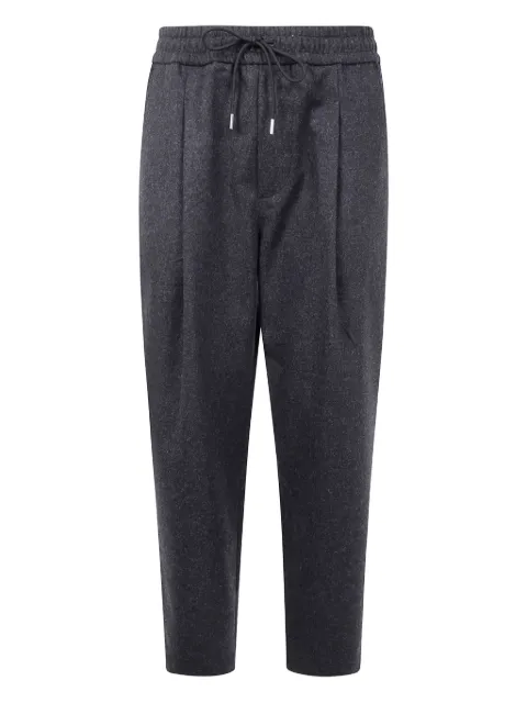 Drôle De Monsieur pleated drawstring trousers