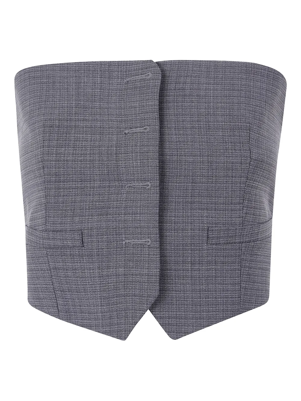 Alexander Wang Wollen cropped top Grijs