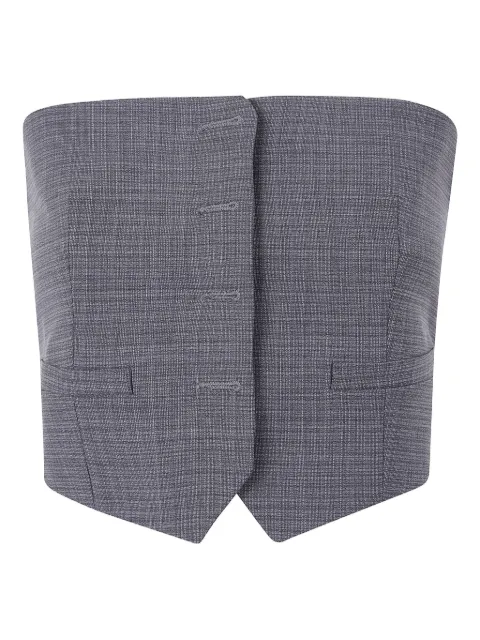 Alexander Wang Blusa cropped de lã