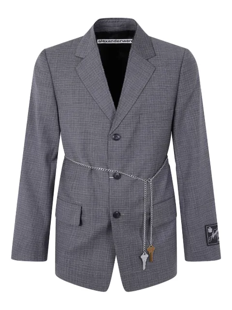 Alexander Wang chain-embellished blazer