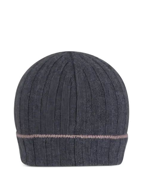 Brunello Cucinelli ribbed-knit beanie