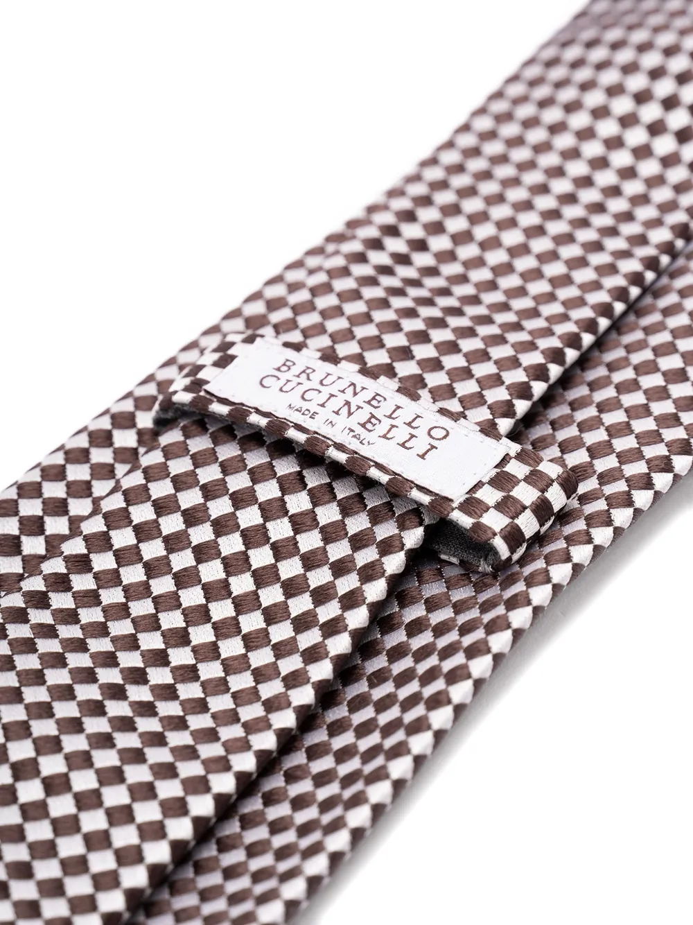 Brunello Cucinelli houndstooth-pattern tie | Image 2