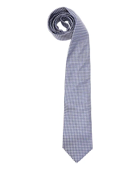 Brunello Cucinelli checkerboard-patterned silk tie