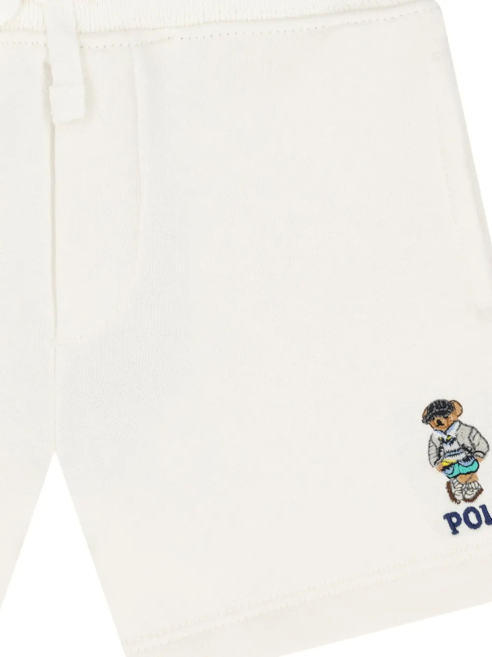 POLO RALPH LAUREN KIDS Shorts met geborduurd logo Wit