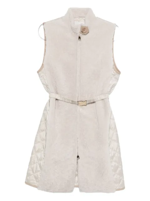 Manzoni 24 quilted belted gilet