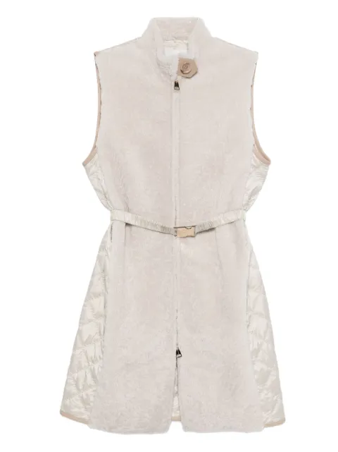 Manzoni 24 quilted belted gilet