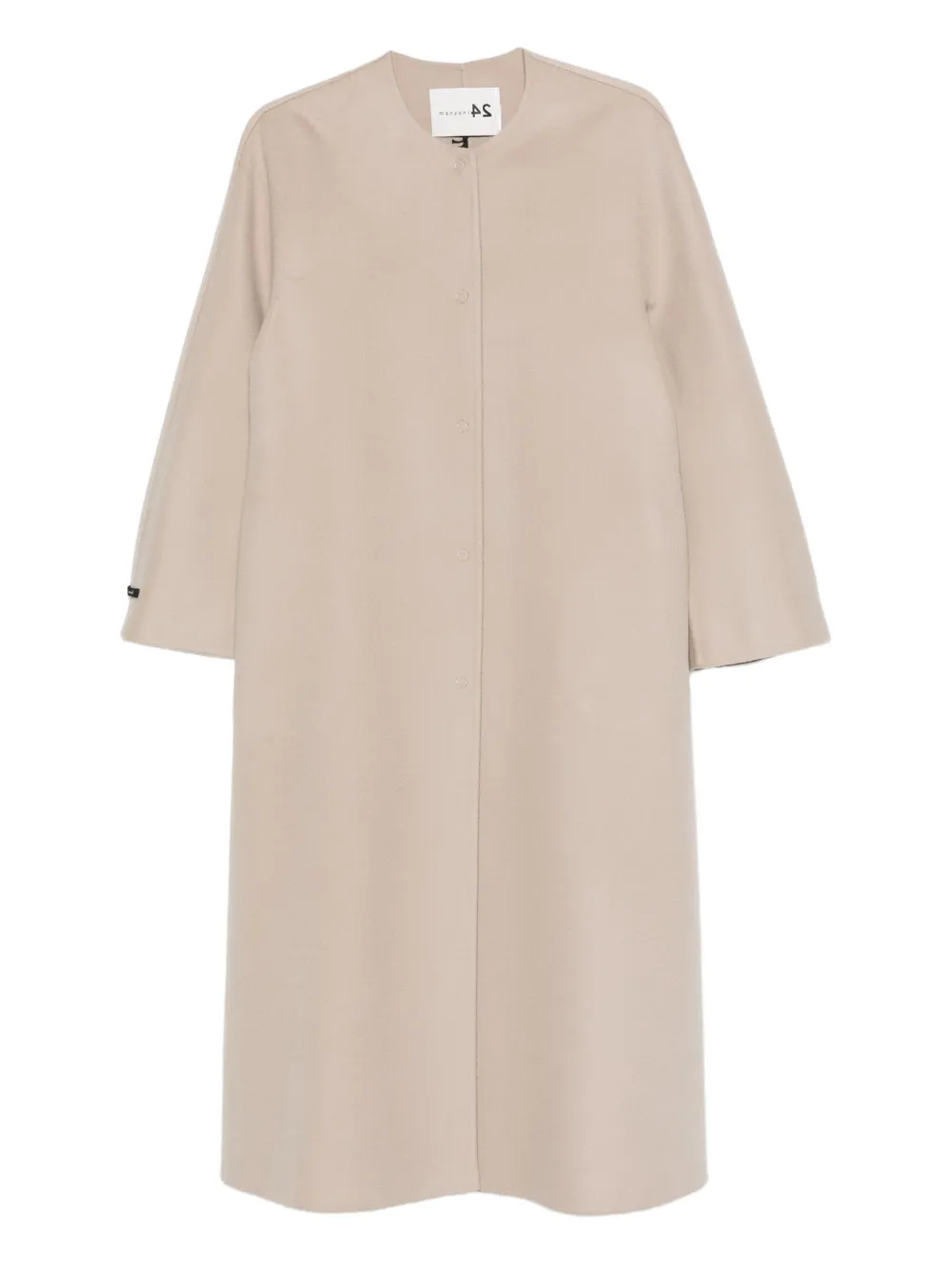 Manzoni 24 Jas met enkele rij knopen Beige