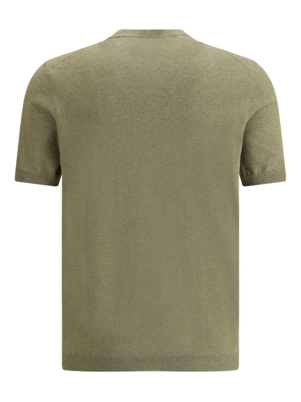 BROOKSFIELD T-shirt met geribbelde zoom - Groen