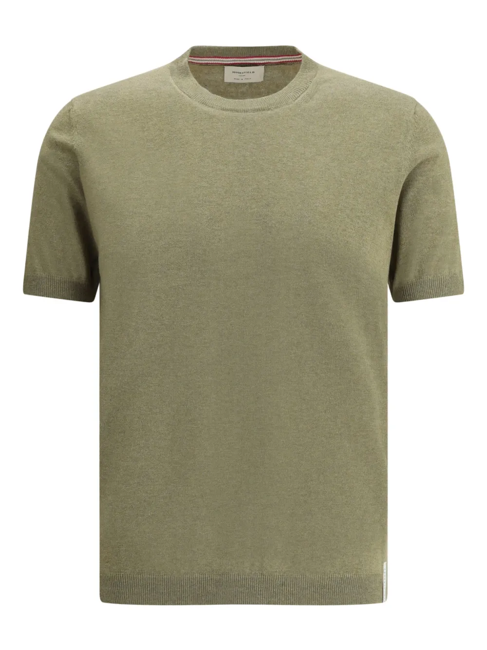 ribbed-hem T-shirt