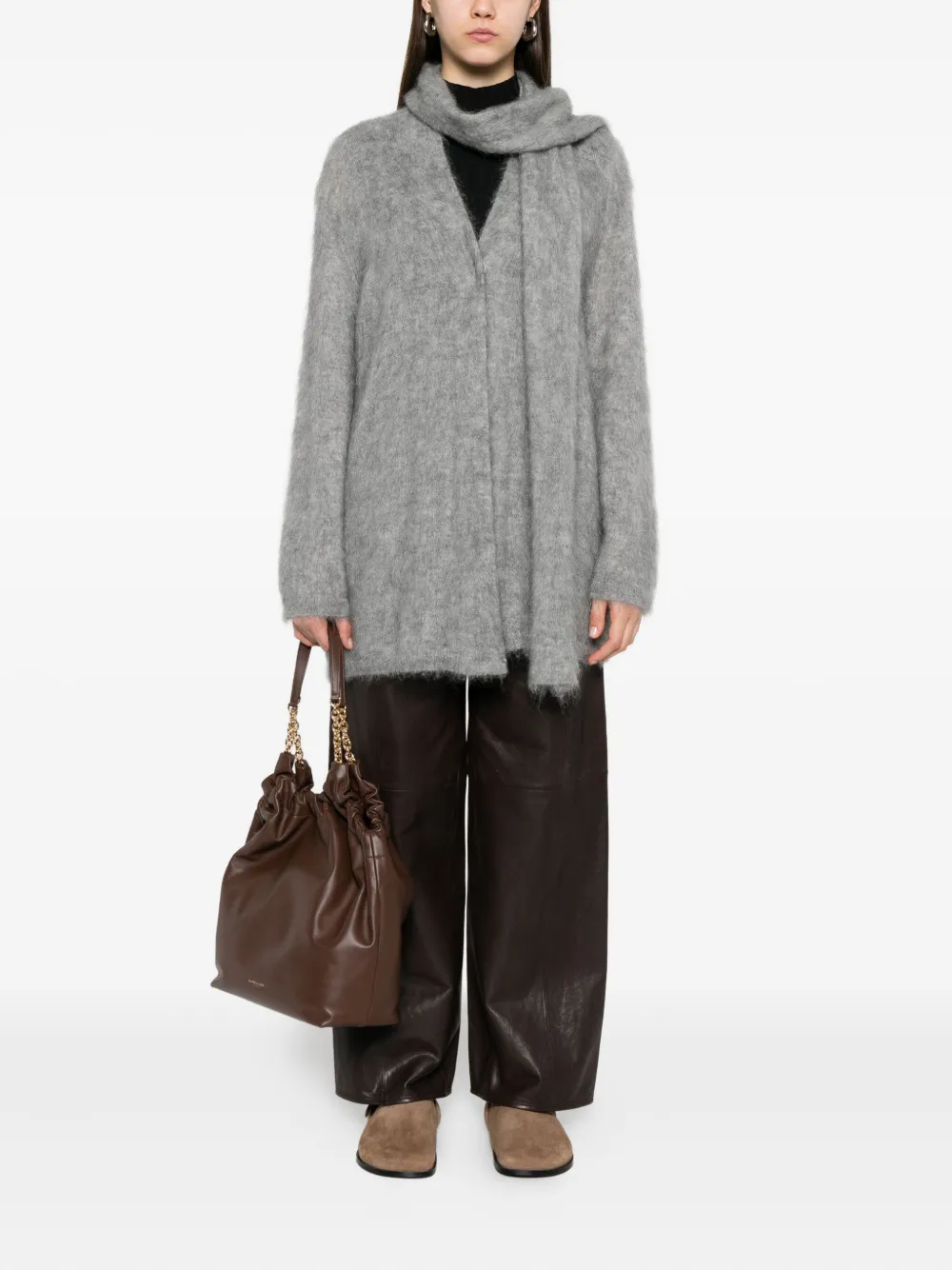 Forte Forte scarf-detailed cardigan | Cardigans | Image 2