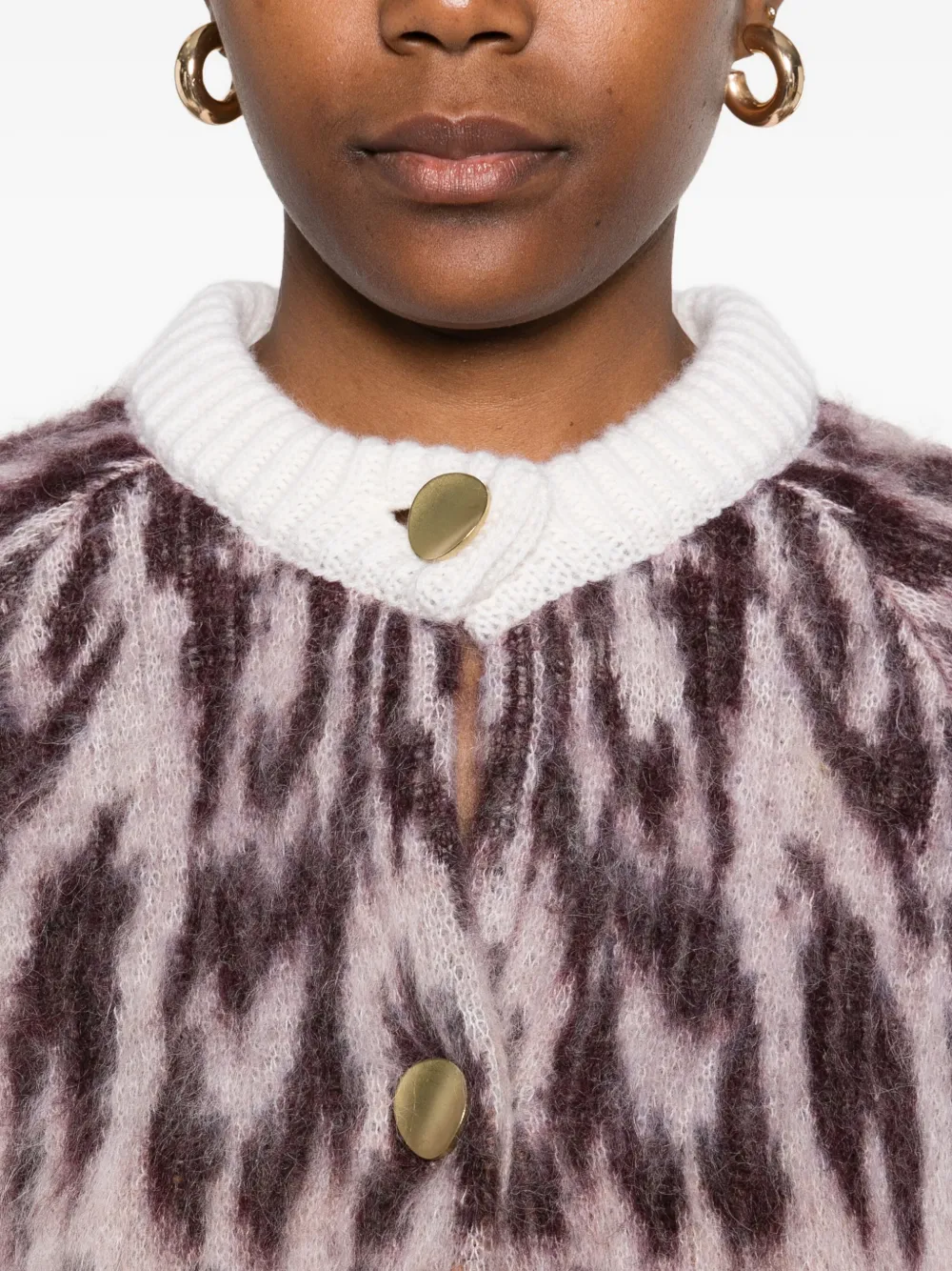 Forte Forte Patterned Button-up Cardigan In Multi