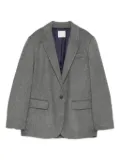 Forte Forte single-breasted peak-lapels jacket - Grey