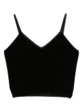 Forte Forte velvet tank top - Black