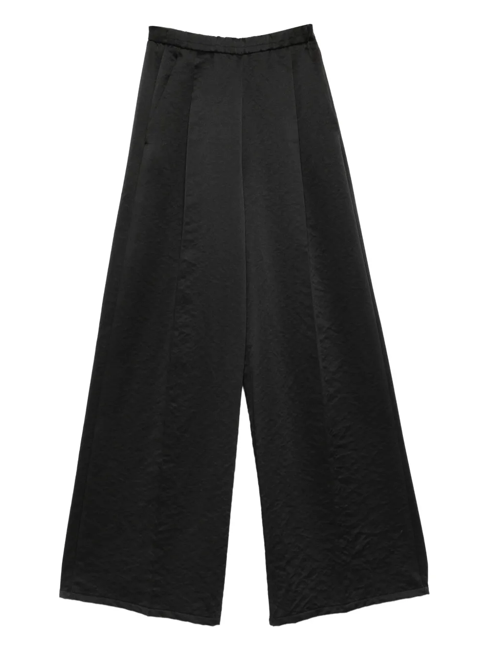 Forte Forte pleated cupro trousers | Black | Image 1