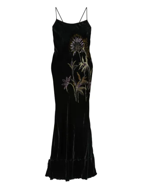 Forte Forte embroidered velvet dress