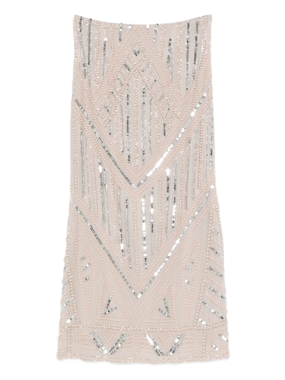 Forte Forte sequin-embellished geometric skirt | Grey | Image 1