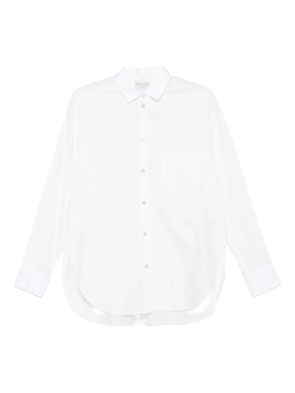 Forte Forte chest-pocket cotton shirt | White | Image 1