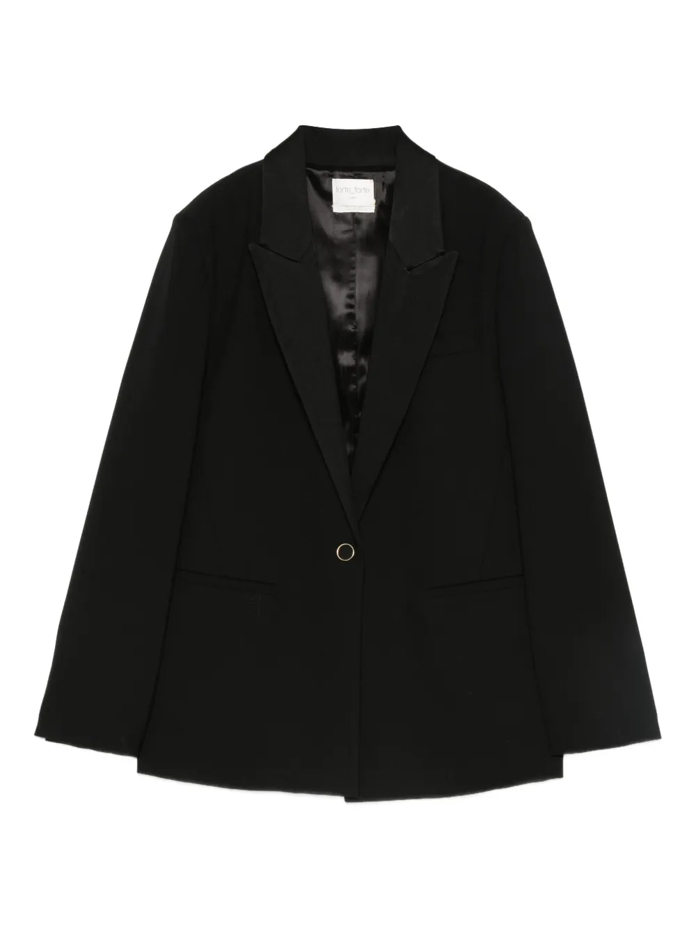 Forte Forte single-breasted blazer | Black | Image 1