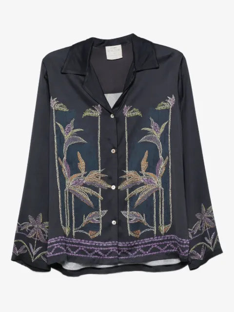 Forte Forte embroidered floral shirt