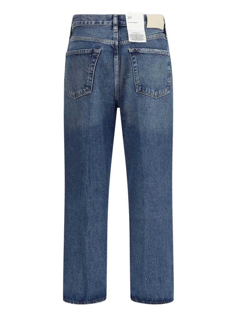 AGOLDE Jeans met logopatch Blauw