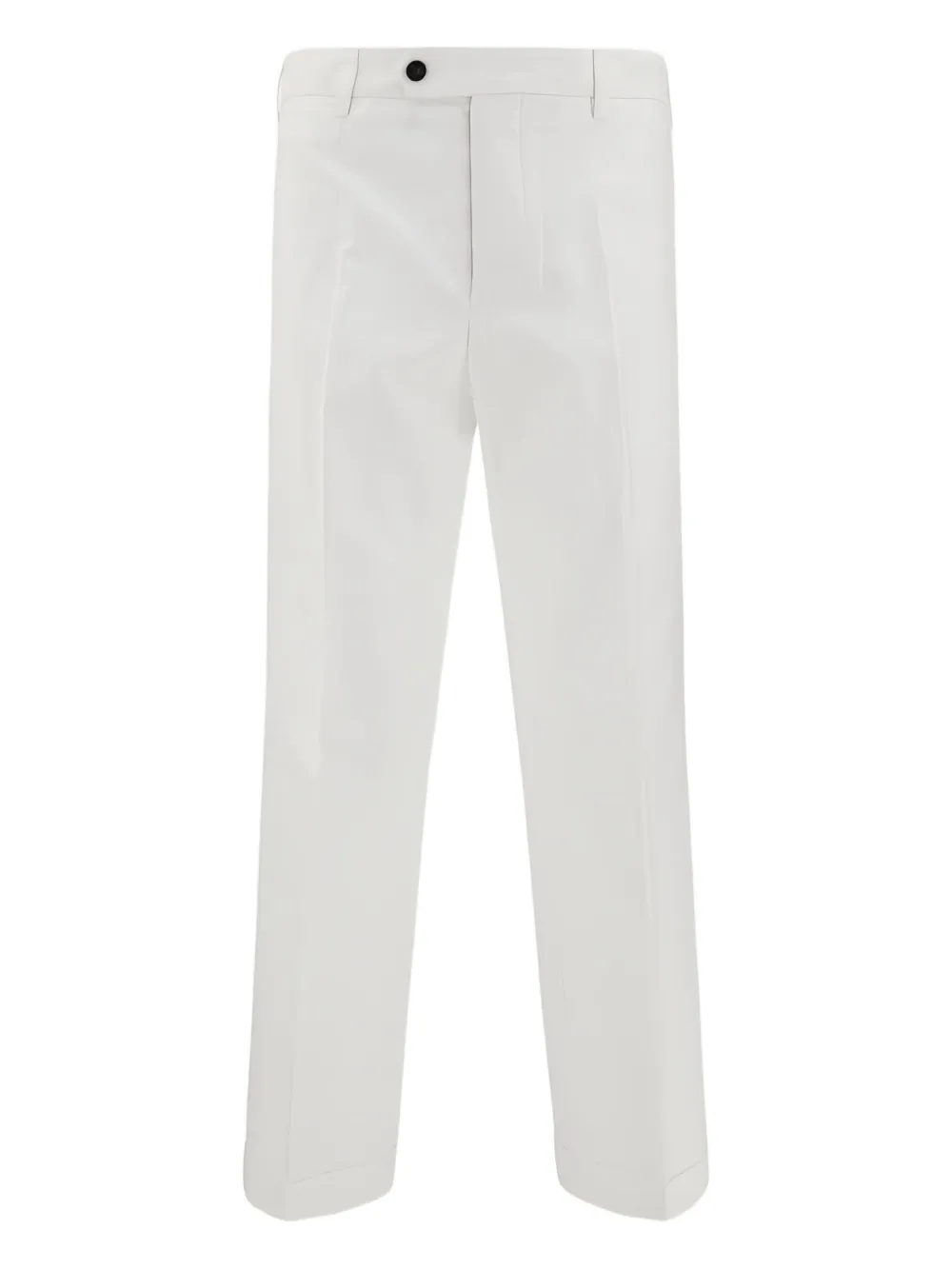 button-fastening trousers