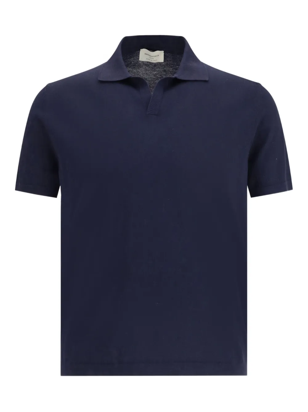 cotton short-sleeve polo shirt