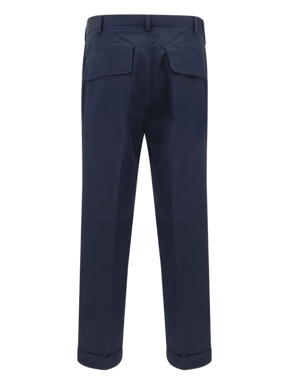Germano 1952 button-fastening turn-up trousers - Blauw