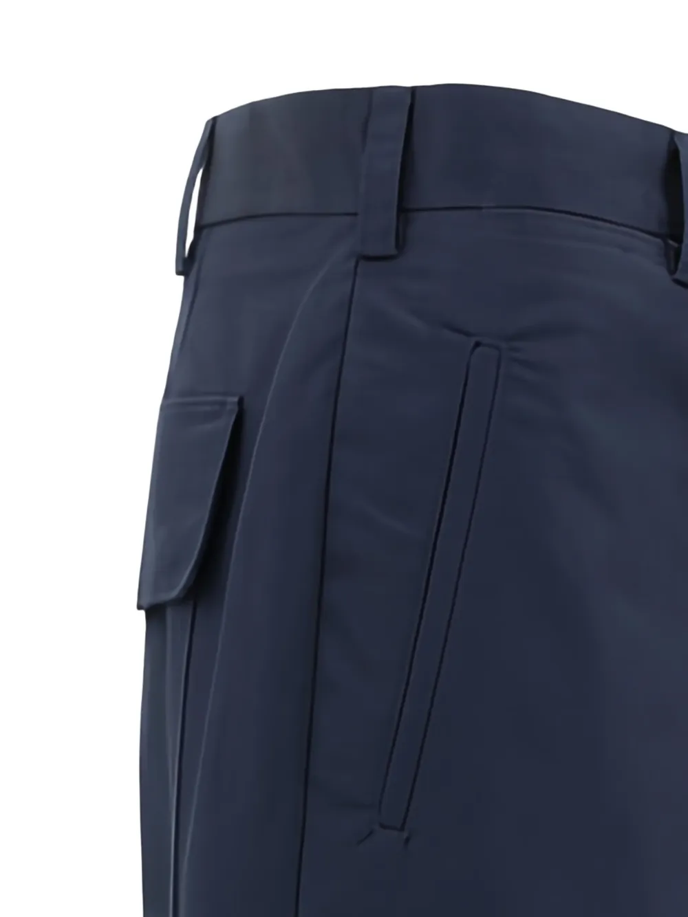 Germano 1952 Button-fastening Turn-up Trousers In Blue
