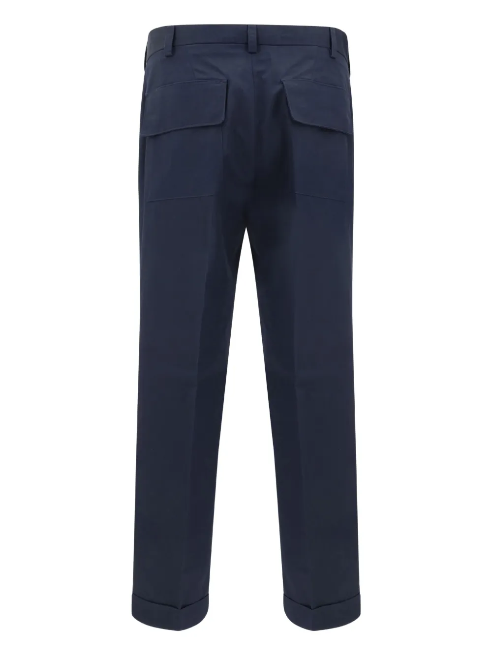 Germano 1952 Button-fastening Turn-up Trousers In Blue
