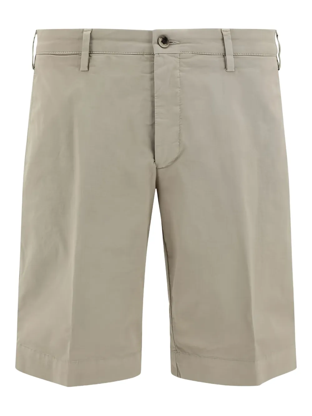 button-fastening chino shorts
