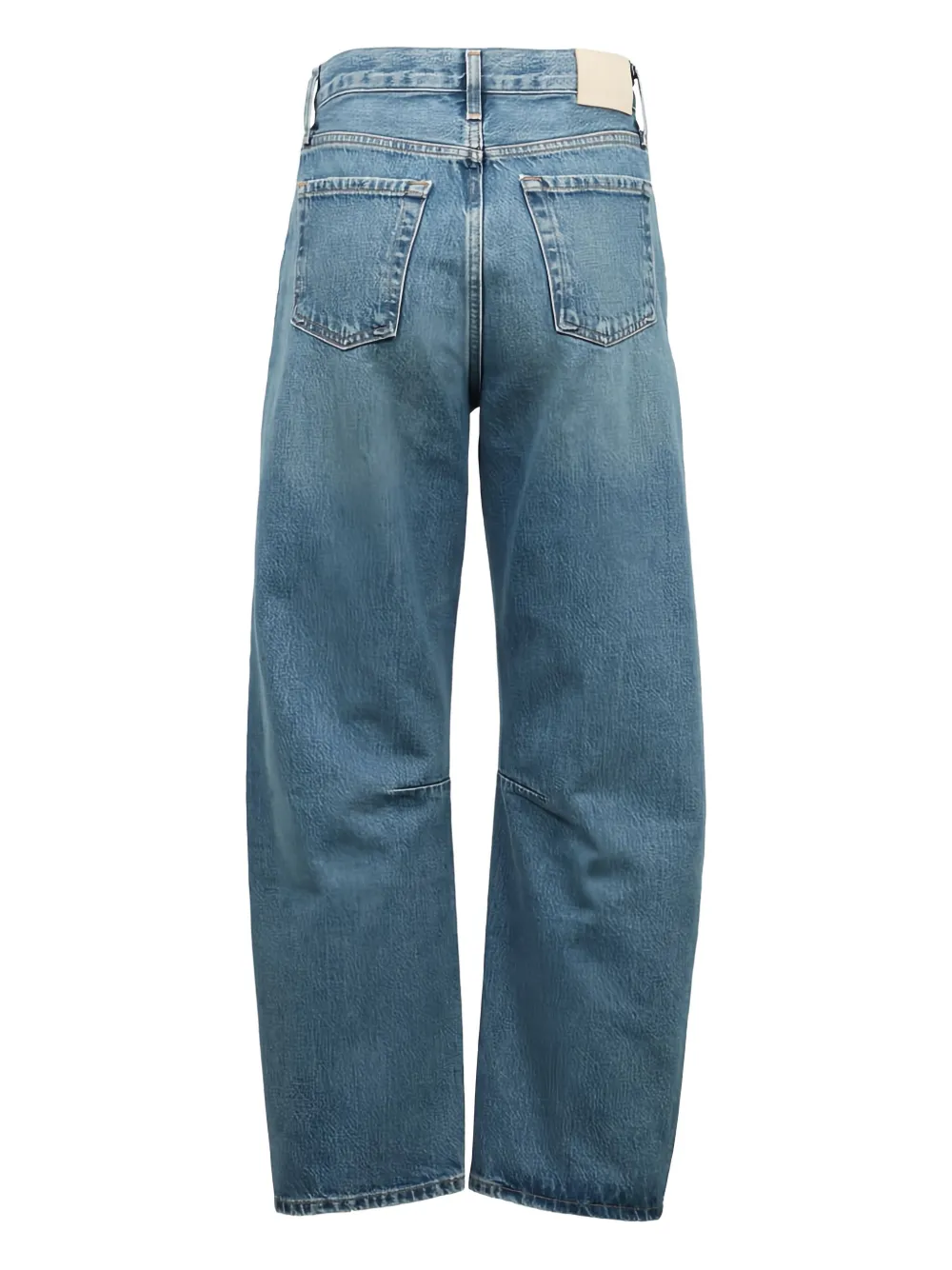 AGOLDE Jeans met logopatch Blauw