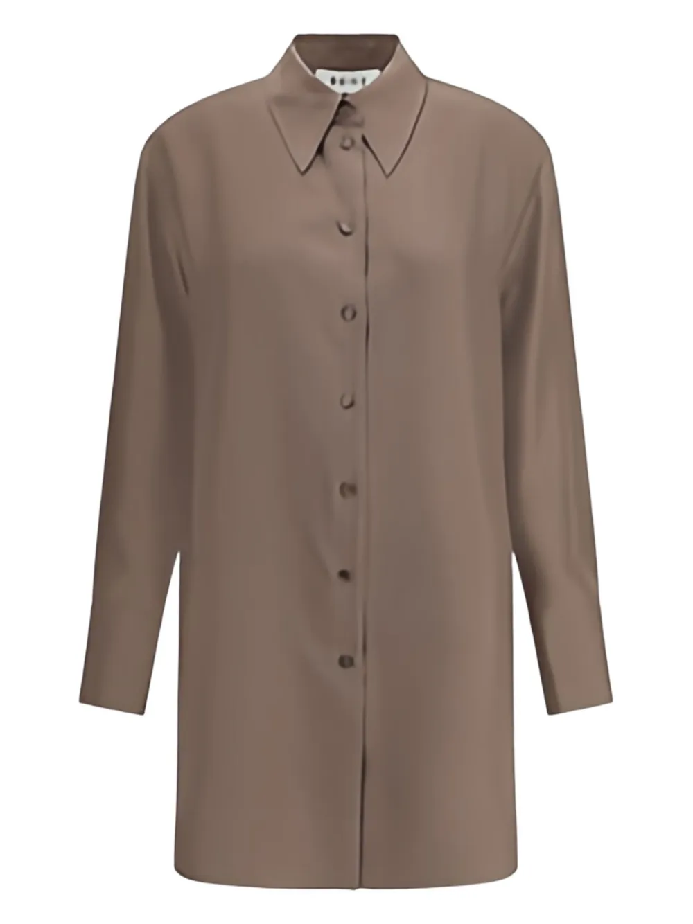 Róhe button-front silk shirt