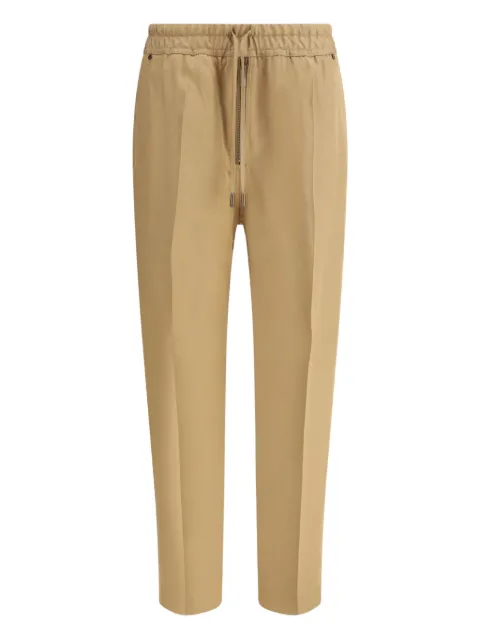 True Royal drawstring-zip trousers