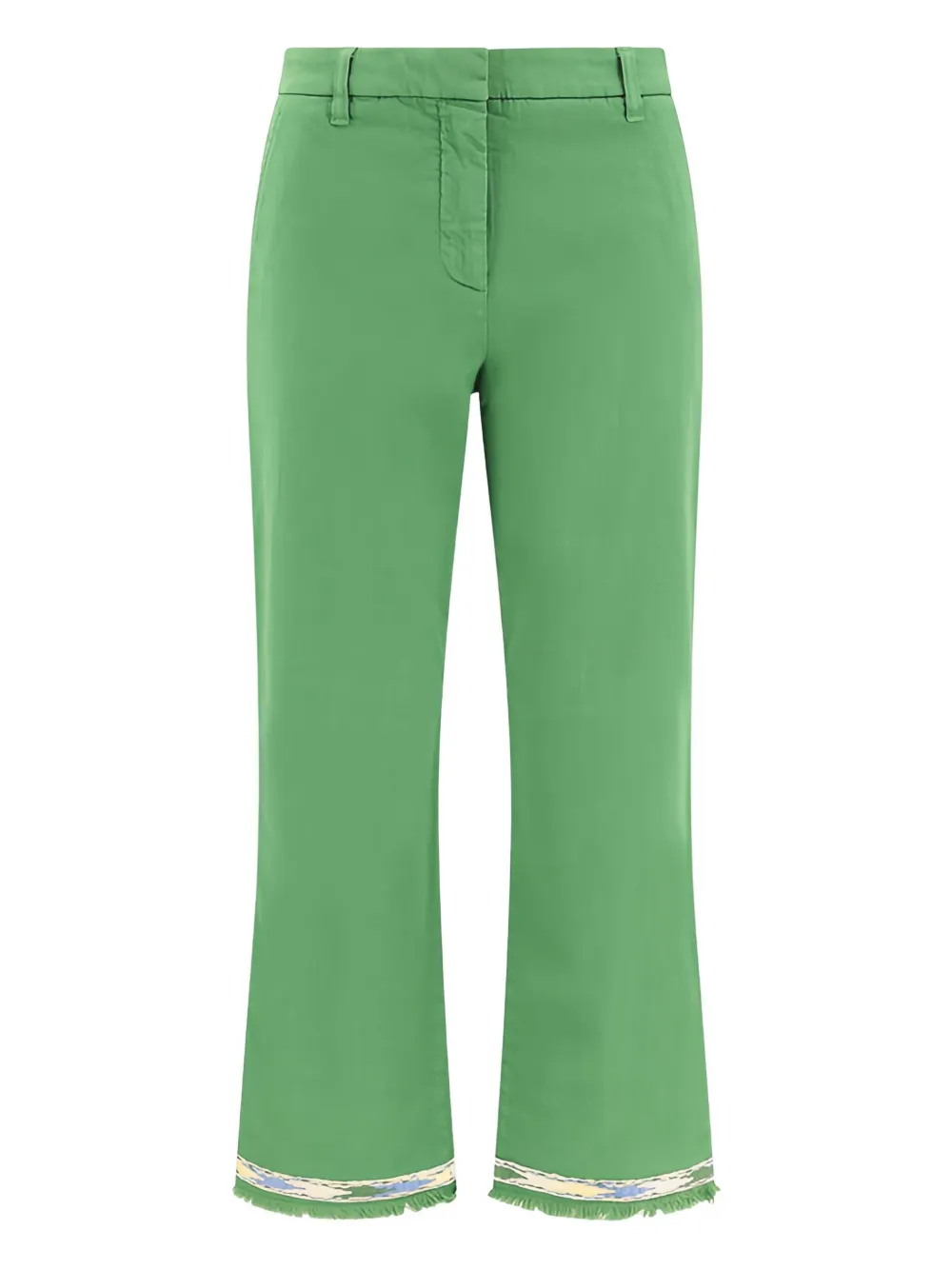 frayed-hem trousers