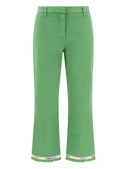 True Royal frayed-hem trousers