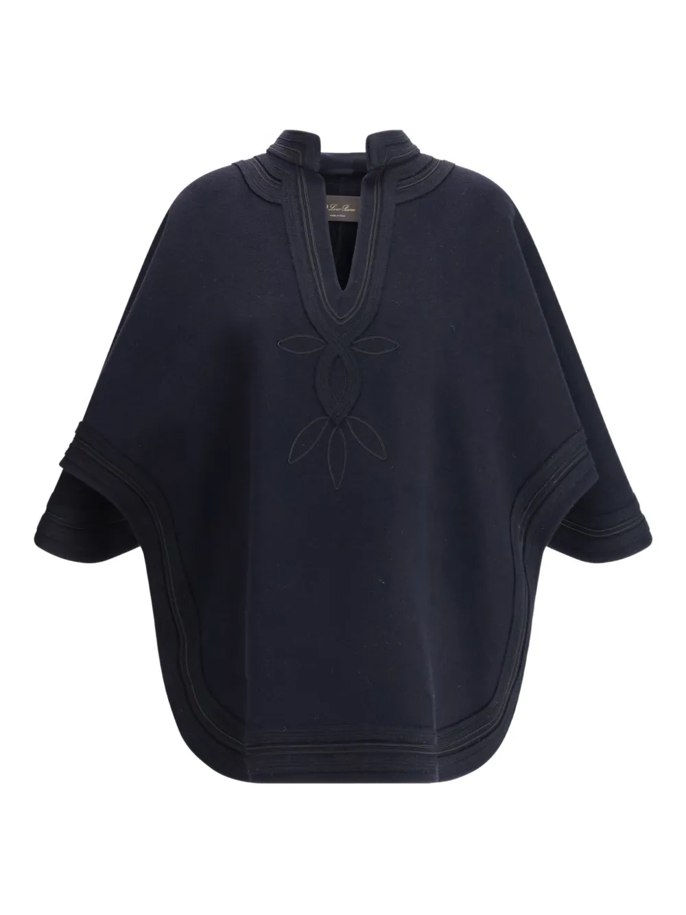 v-neck cape